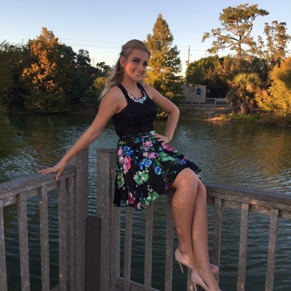 Two piece formal dress